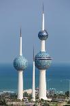 City Skyline Viewed from Souk Shark Mall and Kuwait Harbour, Kuwait City, Kuwait, Middle East-Gavin-Photographic Print