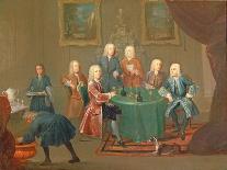 Group Portrait, Probably of the Raikes Family, c.1730-32-Gawen Hamilton-Laminated Giclee Print