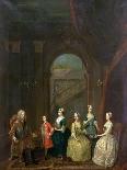 Thomas Wentworth, (1672-1739) Earl of Strafford, and His Family, circa 1732-Gawen Hamilton-Giclee Print