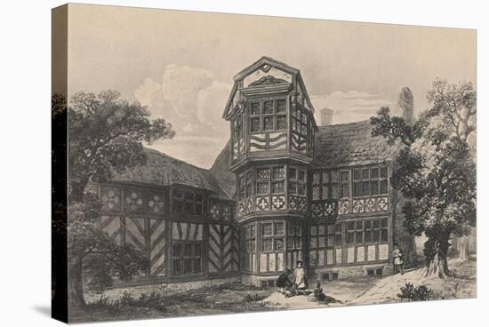 Gawsworth Old Hall, Cheshire, 1915-CJ Richardson-Stretched Canvas