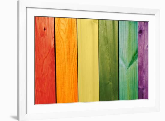 Gay Flag-pyzata-Framed Photographic Print