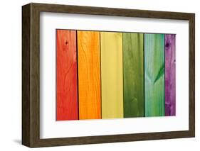 Gay Flag-pyzata-Framed Photographic Print