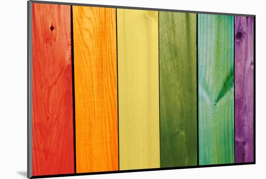 Gay Flag-pyzata-Mounted Photographic Print