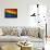 Gay Pride Flag-MSPhotographic-Framed Photographic Print displayed on a wall