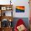 Gay Pride Flag-MSPhotographic-Photographic Print displayed on a wall