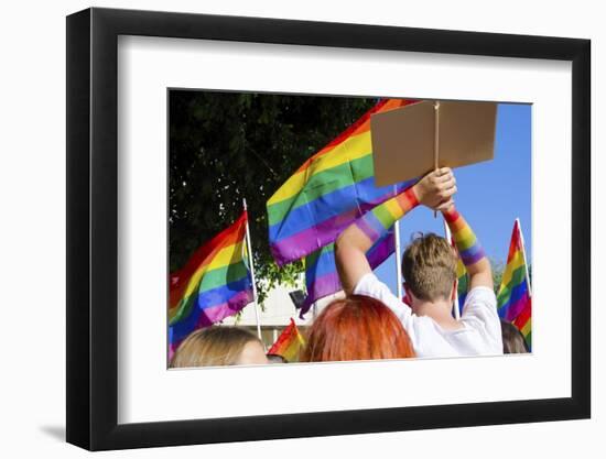 Gay Pride Parade-f8grapher-Framed Premium Photographic Print