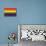 Gay Pride Rainbow Flag Print Poster-null-Mounted Poster displayed on a wall