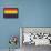 Gay Pride Rainbow Flag Print Poster-null-Framed Poster displayed on a wall