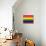 Gay Pride Rainbow Flag Print Poster-null-Stretched Canvas displayed on a wall