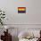 Gay Pride Rainbow Flag Print Poster-null-Framed Poster displayed on a wall