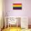 Gay Pride Rainbow Flag-null-Art Print displayed on a wall