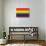 Gay Pride Rainbow Flag-null-Art Print displayed on a wall