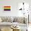 Gay Pride Rainbow Flag-null-Framed Art Print displayed on a wall