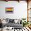 Gay Pride Rainbow Flag-null-Framed Art Print displayed on a wall