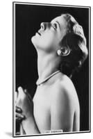 Gay Sheridan, American Film Actress, C1938-null-Mounted Giclee Print
