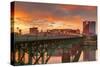 Gay Street Bridge and Tennessee River-Richard Cummins-Stretched Canvas