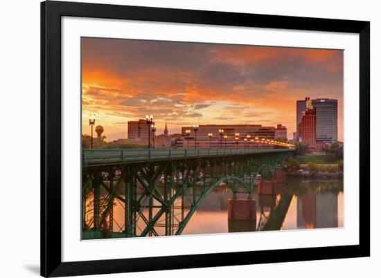 Gay Street Bridge and Tennessee River-Richard Cummins-Framed Photographic Print