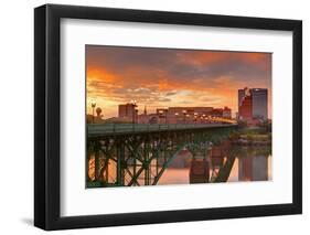 Gay Street Bridge and Tennessee River-Richard Cummins-Framed Photographic Print