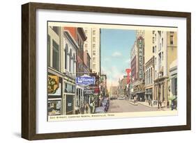 Gay Street, Knoxville, Tennessee-null-Framed Art Print