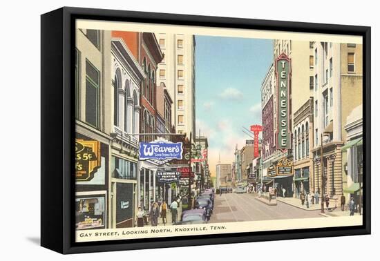 Gay Street, Knoxville, Tennessee-null-Framed Stretched Canvas