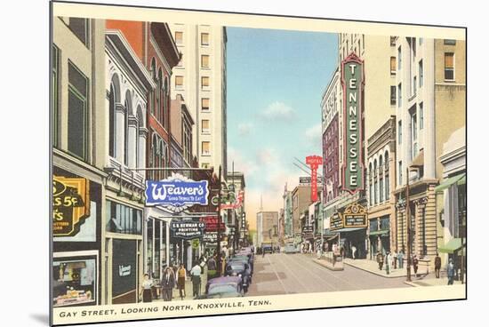 Gay Street, Knoxville, Tennessee-null-Mounted Premium Giclee Print