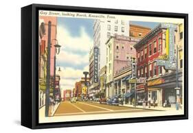 Gay Street, Knoxville, Tennessee-null-Framed Stretched Canvas