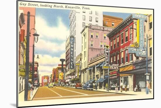 Gay Street, Knoxville, Tennessee-null-Mounted Art Print