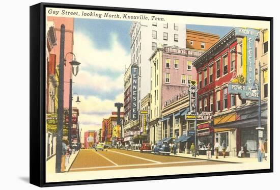 Gay Street, Knoxville, Tennessee-null-Framed Stretched Canvas