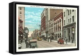 Gay Street, Knoxville, Tennessee-null-Framed Stretched Canvas