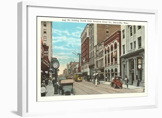 Gay Street, Knoxville, Tennessee-null-Framed Art Print