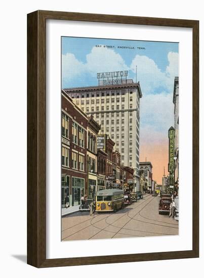 Gay Street, Knoxville-null-Framed Art Print