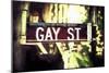 Gay Street-Philippe Hugonnard-Mounted Giclee Print