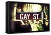 Gay Street-Philippe Hugonnard-Framed Stretched Canvas