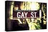 Gay Street-Philippe Hugonnard-Stretched Canvas