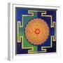 Gayatri Yantra Drawing-null-Framed Giclee Print