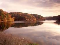 Fall Colors Reflected in Lake, Arkansas, USA-Gayle Harper-Photographic Print