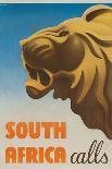 South Africa Calls Poster-Gayle Ullman-Framed Stretched Canvas