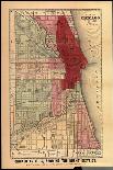 Map of New York and Adjacent Cities, c.1874-Gaylord Watson-Framed Art Print