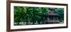 Gazebo and trees in a playground, Kaslo, British Columbia, Canada-null-Framed Photographic Print