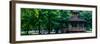 Gazebo and trees in a playground, Kaslo, British Columbia, Canada-null-Framed Photographic Print