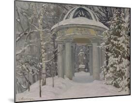 Gazebo at the Naydenov Estate, 1923-Evgeni Ivanovich Stolitsa-Mounted Giclee Print