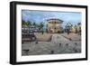 Gazebo in Central Park, Puerto Plata, Dominican Republic, West Indies, Caribbean, Central America-Jane Sweeney-Framed Photographic Print