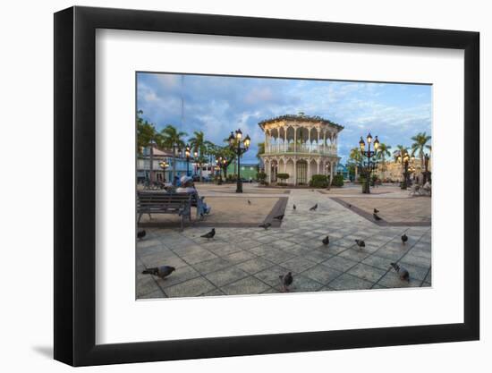Gazebo in Central Park, Puerto Plata, Dominican Republic, West Indies, Caribbean, Central America-Jane Sweeney-Framed Photographic Print