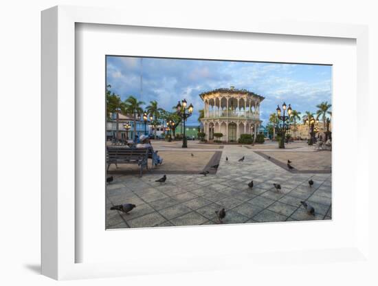 Gazebo in Central Park, Puerto Plata, Dominican Republic, West Indies, Caribbean, Central America-Jane Sweeney-Framed Photographic Print