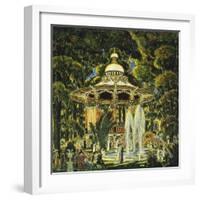 Gazebo in Central Park-Edward Middleton Manigault-Framed Giclee Print