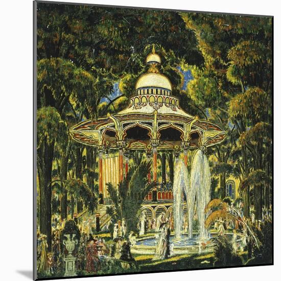 Gazebo in Central Park-Edward Middleton Manigault-Mounted Giclee Print