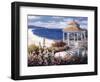 Gazebo on Beach-unknown Chiu-Framed Art Print