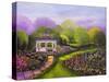 Gazebo Park-Bonnie B. Cook-Stretched Canvas