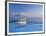 Gazebo Reflecting on Pool with Sea in Background, Long Island, Bahamas-Kent Foster-Framed Photographic Print