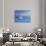 Gazebo Reflecting on Pool with Sea in Background, Long Island, Bahamas-Kent Foster-Photographic Print displayed on a wall